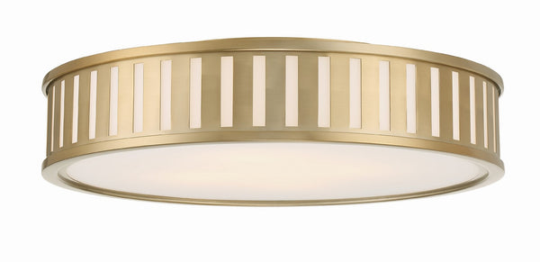 Kendal Outdoor (Damp) Flush Mount Ceiling Light by Crystorama