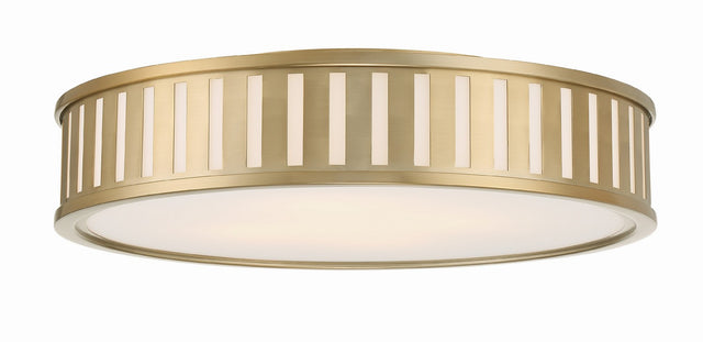 Kendal Outdoor (Damp) Flush Mount Ceiling Light by Crystorama