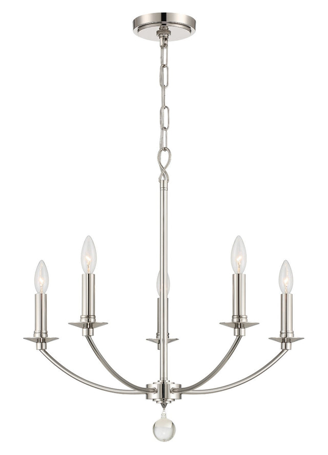 Mila Outdoor (Damp) Chandelier by Crystorama