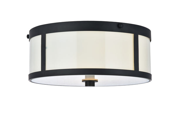 Hadrian Flush Mount Ceiling Light by Elegant Lighting