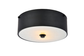 Buy flat-black Hazen Flush Mount Ceiling Light by Elegant Lighting