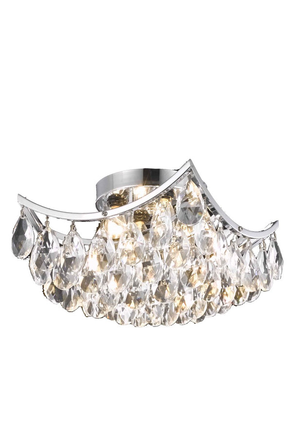 Clara Flush Mount Ceiling Light by Elegant Lighting