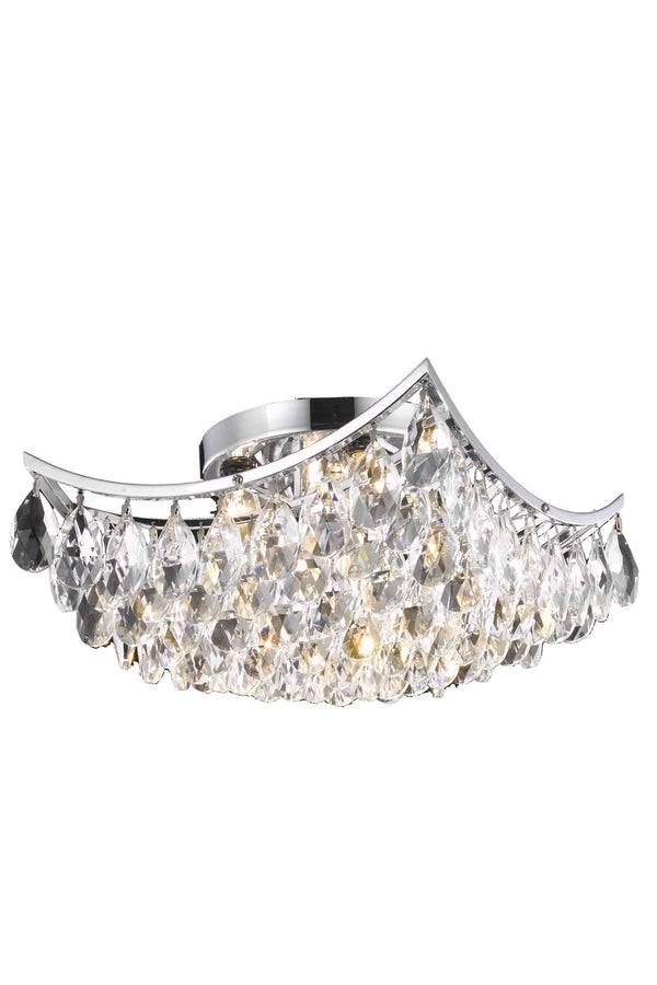 Clara Flush Mount Ceiling Light by Elegant Lighting