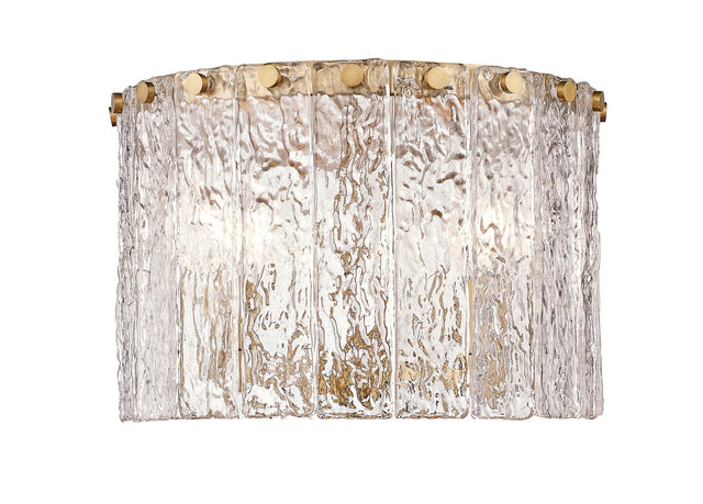 Glacier Outdoor (Damp) Flush Mount Ceiling Light by Z-Lite