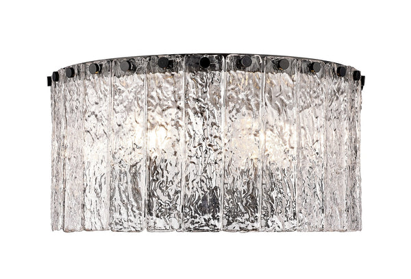 Glacier Outdoor (Damp) Flush Mount Ceiling Light by Z-Lite