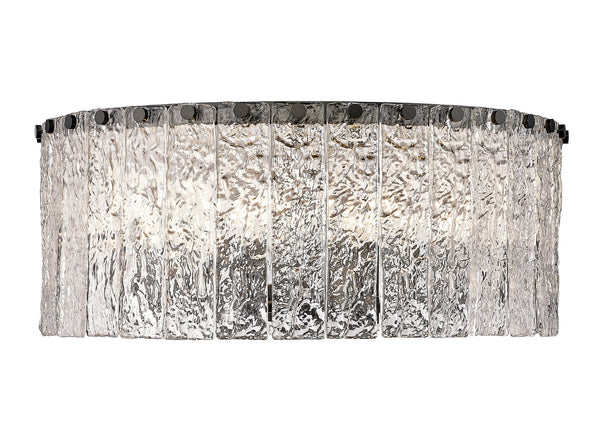 Glacier Outdoor (Damp) Flush Mount Ceiling Light by Z-Lite