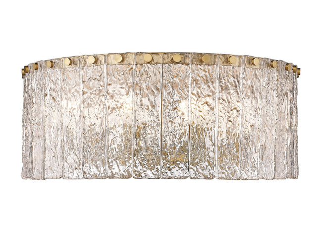 Glacier Outdoor (Damp) Flush Mount Ceiling Light by Z-Lite