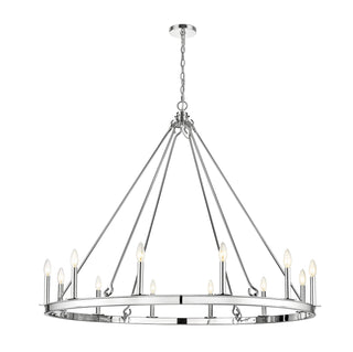 Buy polished-nickel Barclay Chandelier by Z-Lite