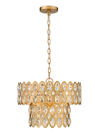 Buy heirloom-brass-with-heirloom-brass-glass Dealey Pendant by Z-Lite