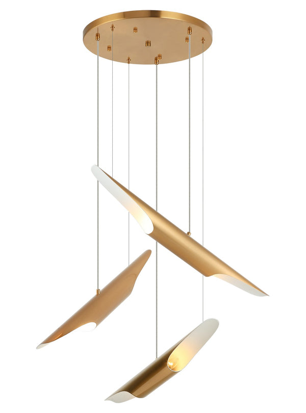 Stylus Chandelier by Matteo Lighting