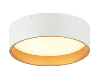 Buy matte-white Novalee Outdoor (Damp) Flush Mount Ceiling Light by Matteo Lighting