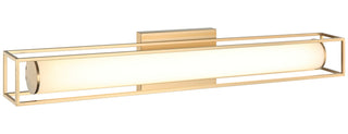 Buy aged-gold-brass-with-white-glass-glass-and-white-shade Flannigan Vanity by Matteo Lighting