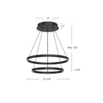Kuzco Lighting-CH87224-BK|ALT|1