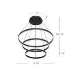Kuzco Lighting-CH87932-BK|ALT|1