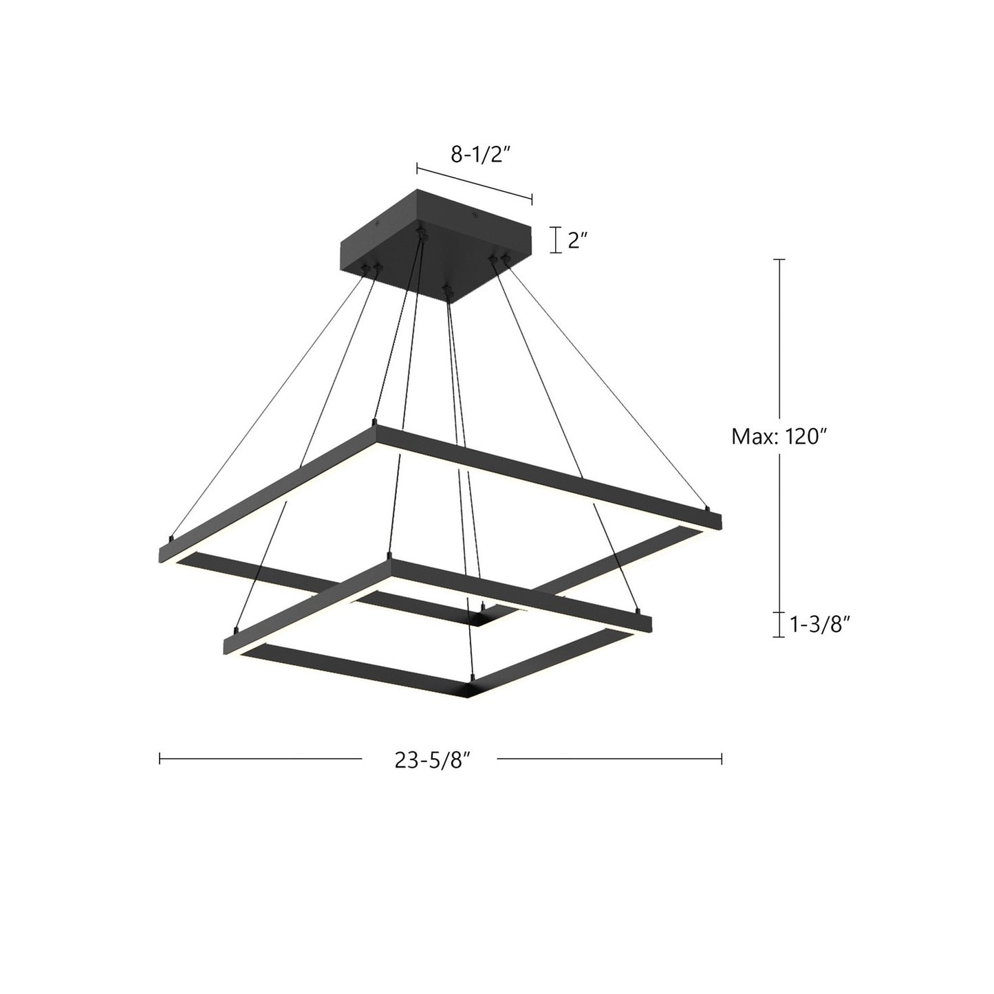 Kuzco Lighting-CH88224-BK|ALT|1