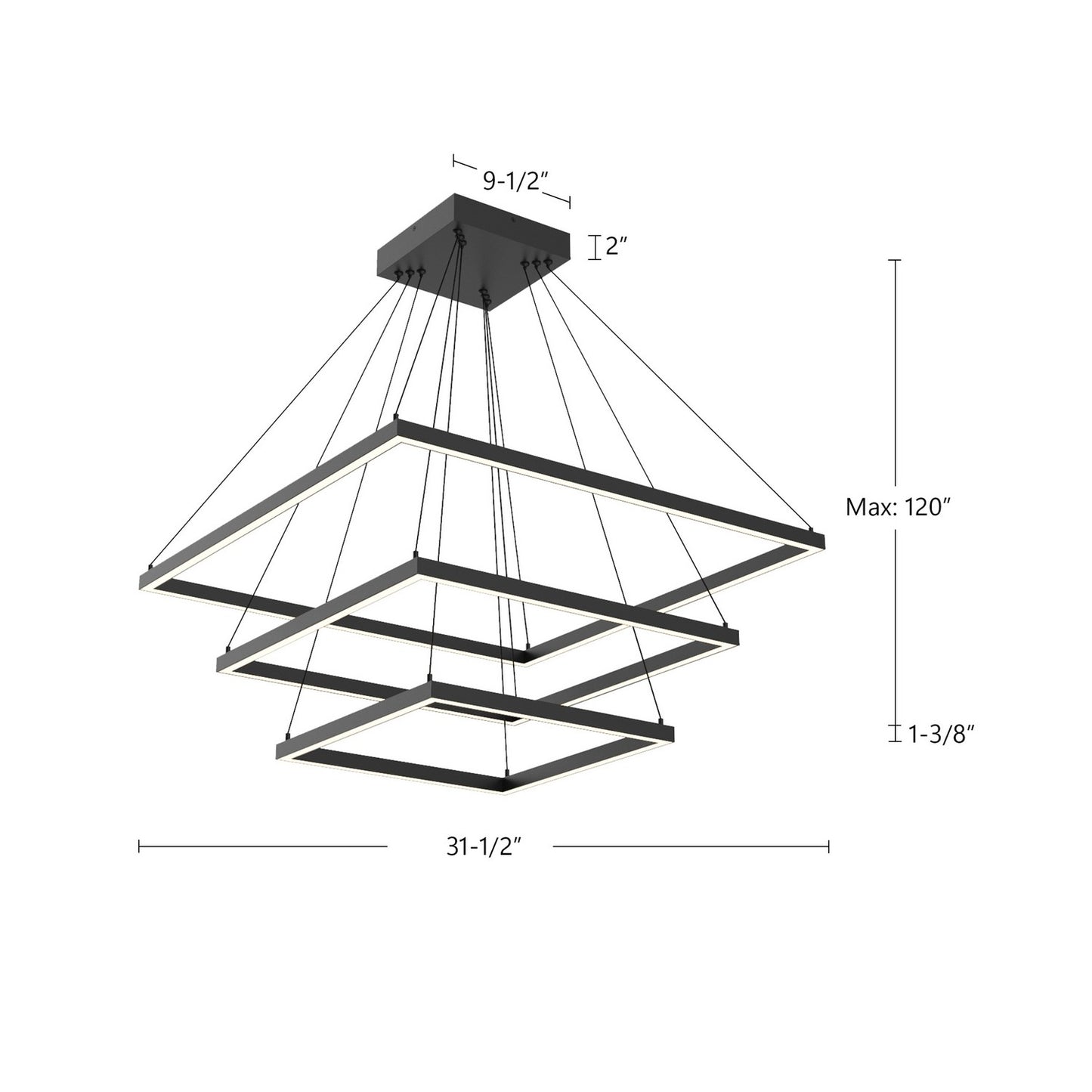 Kuzco Lighting-CH88332-BK|ALT|1