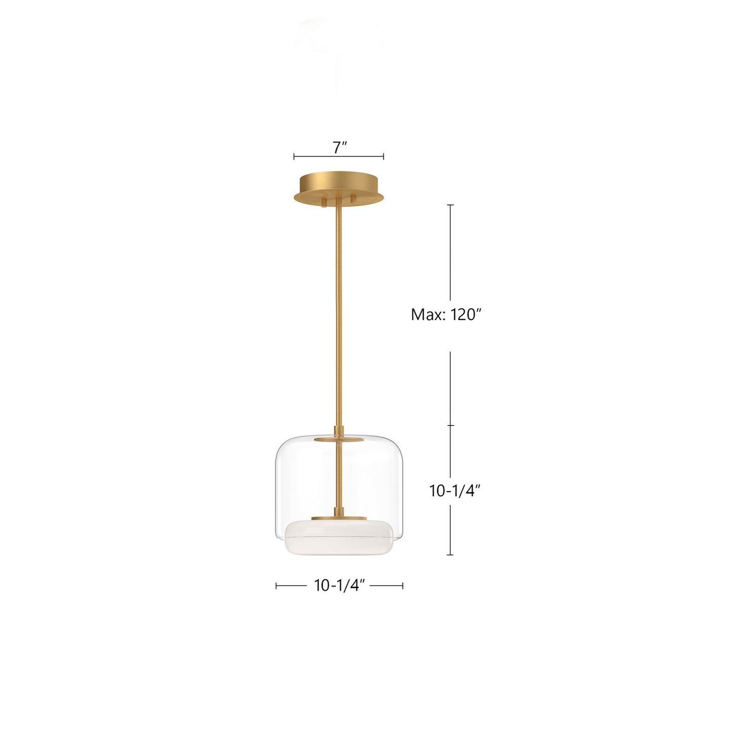 Kuzco Lighting-PD70610-CL/BG|ALT|1