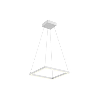 Buy white-with-frosted-silicone-diffuser-glass-and-white-shade Piazza Pendant by Kuzco Lighting