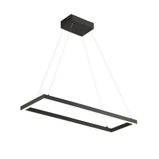 Buy black-with-frosted-silicone-diffuser-glass Piazza Pendant by Kuzco Lighting