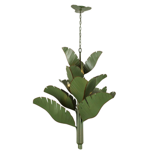 Banana Leaf Chandelier by Varaluz