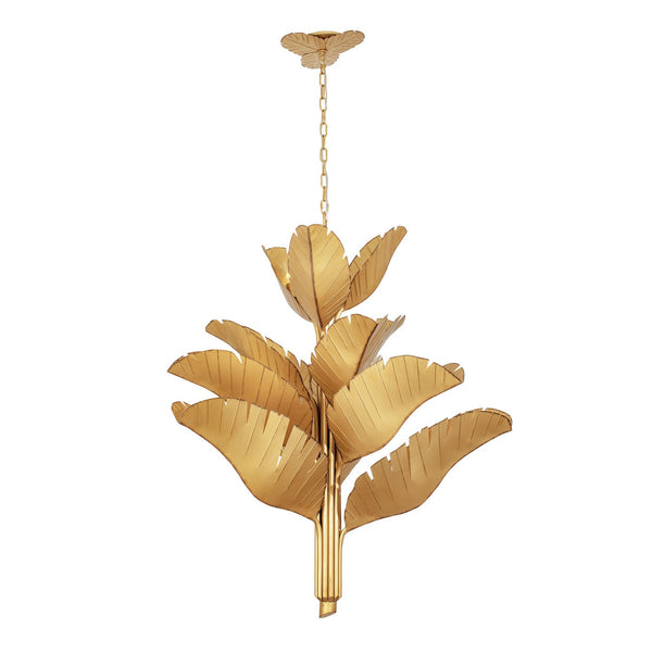 Banana Leaf Chandelier by Varaluz