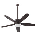 Breeze Outdoor (Wet) Ceiling Fan with Light by Quorum
