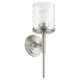 Buy satin-nickel Starky Outdoor (Damp) Sconce by Quorum