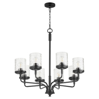 Buy matte-black Starky Outdoor (Damp) Chandelier by Quorum