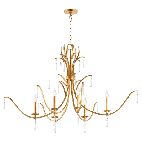 Majesty Outdoor (Damp) Chandelier by Quorum