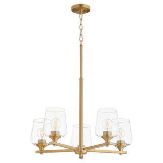 Buy aged-brass Veno Outdoor (Damp) Chandelier by Quorum