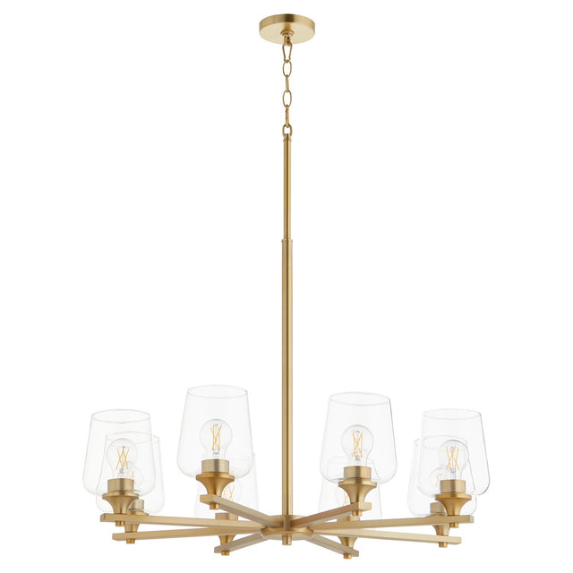 Veno Outdoor (Damp) Chandelier by Quorum