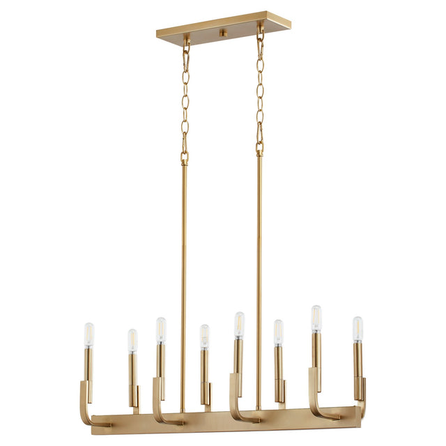Tempo Outdoor (Damp) Chandelier by Quorum