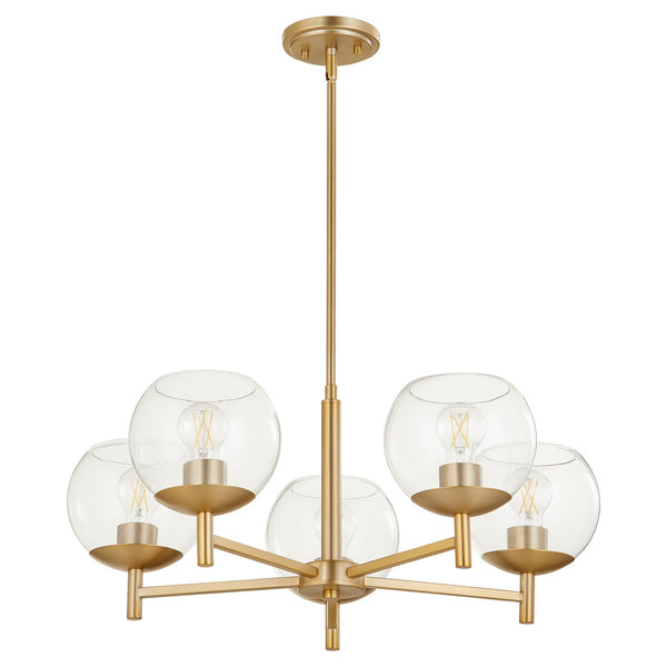 Lyon Outdoor (Damp) Chandelier by Quorum