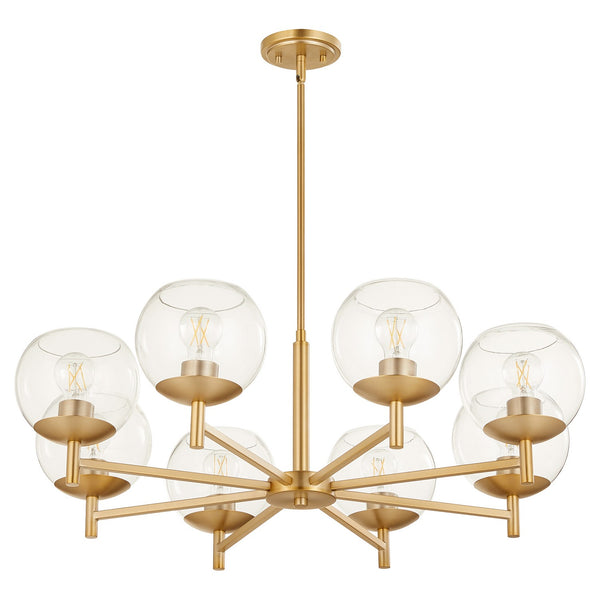 Lyon Outdoor (Damp) Chandelier by Quorum