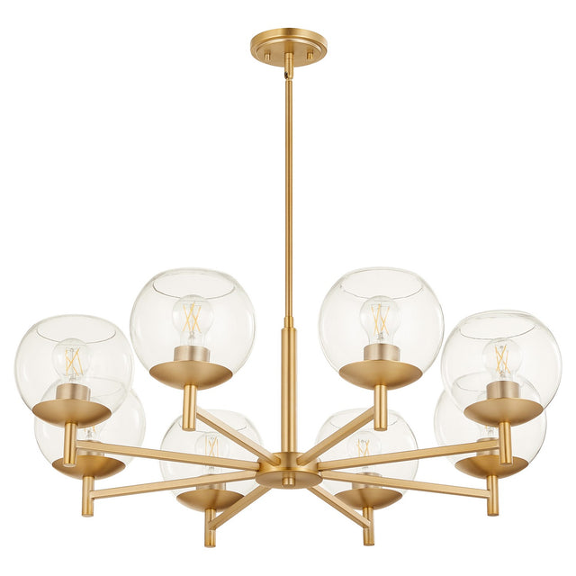 Lyon Outdoor (Damp) Chandelier by Quorum