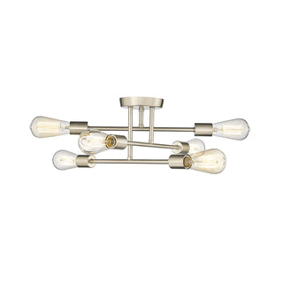 Buy modern-gold Decco Semi Flush Mount Light by Millennium