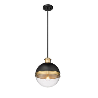 Buy matte-black-aged-brass Ellmira Pendant by Millennium