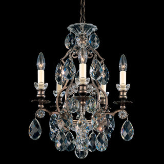 Buy heirloom-bronze-with-clear-heritage-crystal-glass-and-clear-shade Renaissance Chandelier by Schonbek