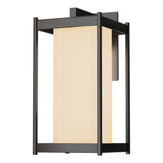 Buy coastal-oil-rubbed-bronze-with-opal-glass-gg-glass-and-opal-shade Cela Wall Lantern by Hubbardton Forge