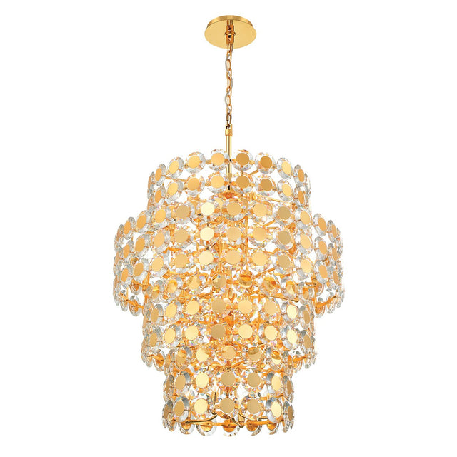 Perrene Chandelier by Eurofase