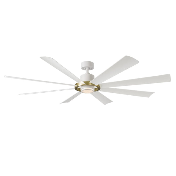8-Blades Aura Outdoor (Wet) Ceiling Fan with Light by Modern Forms Fans