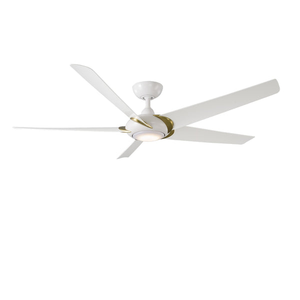 5-Blades Lucid Outdoor (Wet) Ceiling Fan with Light by Modern Forms Fans