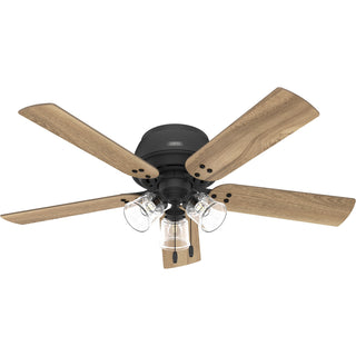 Shady Grove Hugger Ceiling Fan with Light by Hunter