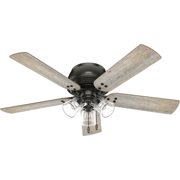 Shady Grove Hugger Ceiling Fan with Light by Hunter