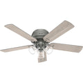 Shady Grove Hugger Ceiling Fan with Light by Hunter