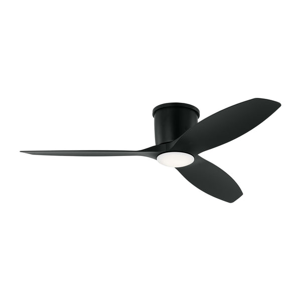 3-Blades Titus Outdoor (Damp) Hugger Ceiling Fan with Light by Generation Lighting