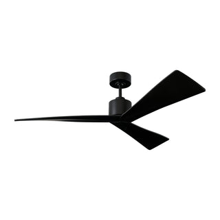 Buy matte-black-finish-with-matte-black-blades 3-Blades Adler Visual Comfort Fan by Visual Comfort Fan