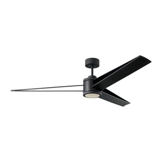Buy midnight-black-finish-with-midnight-black-blades 3-Blades Armstrong Visual Comfort Fan by Visual Comfort Fan