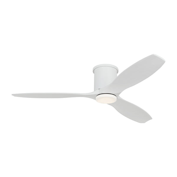 3-Blades Collins Outdoor (Damp) Hugger Ceiling Fan with Light by Visual Comfort Fan