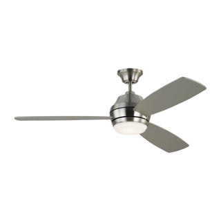 Buy brushed-steel-finish-with-silver-blades 3-Blades Ikon Visual Comfort Fan by Visual Comfort Fan